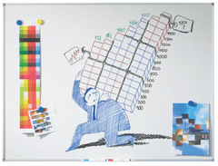 Topboard Tabla Topboard, 120x300 cm, magnetna + PIŠI BRIŠI KOMPLET