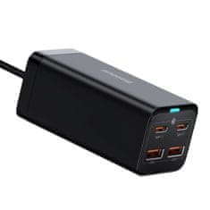 BASEUS GaN3 Pro hišni polnilec, 2xUSB, 2xUSB-C 100W, črn (CCGP000101)
