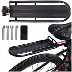 Korbi Kolesarski nosilec zadnji, aluminijasti, močan, univerzalen, 10 kg