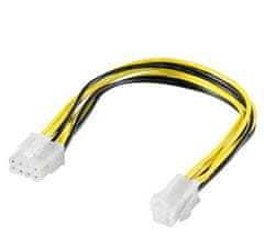 PremiumCord Napajanje 8pin/M na P4 4pin/F