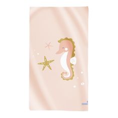 Saro Baby mikrovlaknena brisača 90x160cm Seahorse