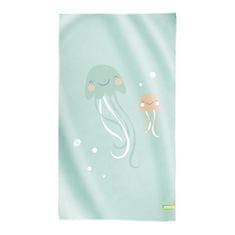 Saro Baby mikrovlaknena brisača 90x160cm Jellyfish