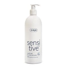 Ziaja Kremni gel za umivanje obraza in telesa Sensitive 400 ml
