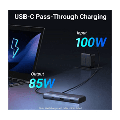 Ugreen 6v1 USB-C priklopna postaja s 100W PD vhodom