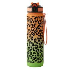 LIVEFY steklenica za vodo Panter 1l, oranžna / zelena