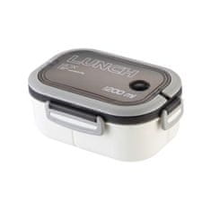 LIVEFY škatla za malico z jedilnim priborom Lunch 1.2l, belo