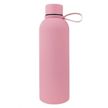 LIVEFY termovka Soft Touch 500 ml, svetloroza