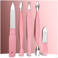 LIVEFY set za manikuro Mani Care 12ks, roza