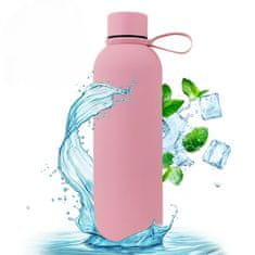 LIVEFY termovka Soft Touch 500 ml, svetloroza