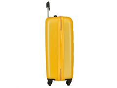 Joummabags ROLL ROAD Flex Ochre, ABS Potovalni kovček, 55x38x20cm, 35L, 584916D (majhen)