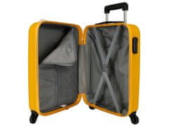 Joummabags ROLL ROAD Flex Ochre, ABS Potovalni kovček, 55x38x20cm, 35L, 584916D (majhen)