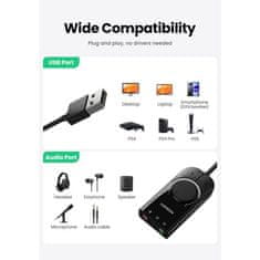 Ugreen Zunanja USB zvočna kartica - box
