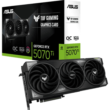 ASUS Grafična kartica TUF Gaming GeForce RTX 5070 Ti, 16GB GDDR7, PCI-E 5.0 TUF-RTX5070TI-O16G-GAMING