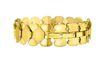 Breil Moderna pozlačena zapestnica za ženske Hexagonia TJ3634