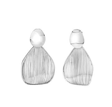 Breil Jekleni viseči uhani 2v1 B Whisper TJ3701