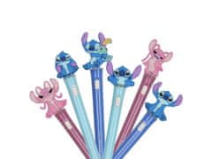 Disney DISNEY Stitch SVETLEČE gelsko pero, modro črnilo, šola, pero s figuro 