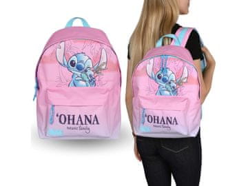 Disney Roza mehki ŠOLSKI NAHRBTNIK, za dekleta, PROSTOREN potovalni nahrbtnik 40x27x15cm