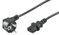 MicroConnect Napajalni kabel Schuko C13, 1,8m črn