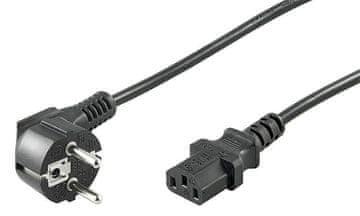 MicroConnect Napajalni kabel Schuko C13, 10m črn