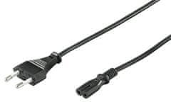 MicroConnect Napajalni kabel C7, 0,5m črn