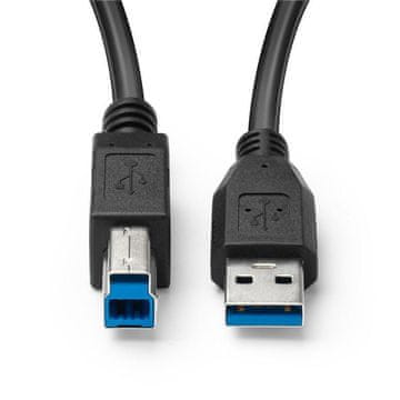 MicroConnect Kabel USB 3.0 A-B 5m M-M, Črn