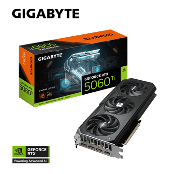 Gigabyte Grafična kartica GeForce RTX 5060 Ti Gaming OC 16G, 16GB GDDR7, PCI-E 5.0