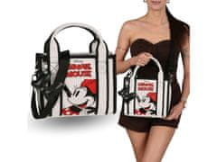 Disney Minnie Mouse Disney BEŽ ženska torbica tip tote z obeskom za ključe, MLADINSKA 27x10x21 cm 