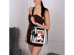 Disney Minnie Mouse Disney BEŽ ženska torbica tip tote z obeskom za ključe, MLADINSKA 27x10x21 cm 