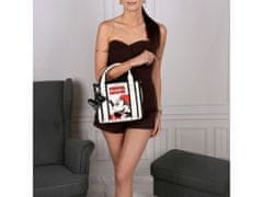 Disney Minnie Mouse Disney BEŽ ženska torbica tip tote z obeskom za ključe, MLADINSKA 27x10x21 cm 