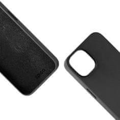 Epico Mag+ Usnjeni ovitek za iPhone 15 - črn
