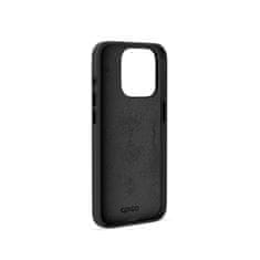 Epico Mag+ Usnjeni ovitek za iPhone 15 Pro - črn