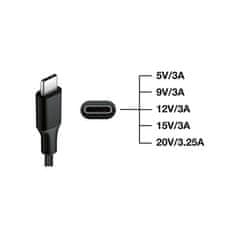 Tecnoware Univerzalni napajalnik USB-C 65W s Power delivery funkcijo