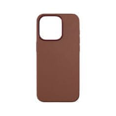 EPICO Mag+ Usnjeni ovitek za iPhone 16 Pro Max - rjav
