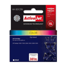 ActiveJet Komplet barvnih črnil HP CH564 301XL