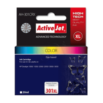 ActiveJet Komplet barvnih črnil HP CH564 301XL