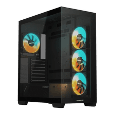 Gigabyte C500 PANORAMIC STEALTH ICE USB-C USB 3.2 Gen2 ATX ARGB osvetljeno ohišje, črno