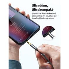 Ugreen Aux podaljšek 3,5 mm podaljšek za slušalke, združljiv s slušalkami, računalnikom, mobilnim te