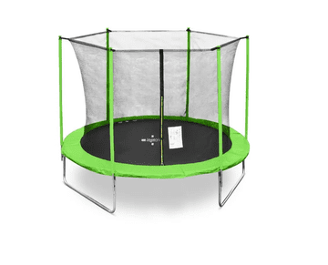 Legoni Fun trampolin, z zaščitno mrežo, 305 cm, zelen