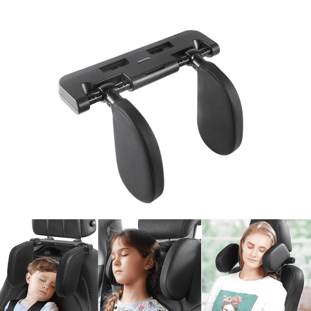 Netscroll Snemljiva in udobna opora za vrat z enostavno montažo, naslonjalo za vrat in glavo primerno za avte, omogoča varen in sproščen počitek, nastavljiva širina, primerno za odrasle in otroke, VacayBackrest