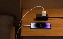 BASEUS Mini GaN5 hišni polnilec, 30W, bel (CCGN070502)