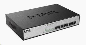 D-Link DGS-1008MP 8-Port Desktop Gigabit Max PoE Switch