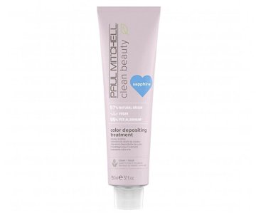 Paul Mitchell Tonirna maska za lase Clean Beauty Sapphire (tretma za barvanje) 150 ml