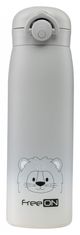 Freeon termo steklenička, 480 ml, lev, siva (380715)