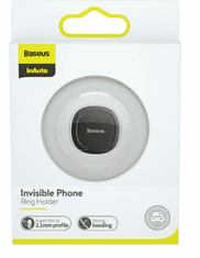 BASEUS Ultrathin samolepilno držalo in stojalo, črno (SUYB-0A)