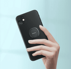 BASEUS Ultrathin samolepilno držalo in stojalo, črno (SUYB-0A)