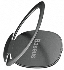 BASEUS Ultrathin samolepilno držalo in stojalo, črno (SUYB-0A)