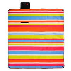 Odeja za piknik XL 180x200 cm, COLOR LINES, T-979
