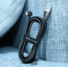 BASEUS Velcro Trak barvni krog, 3m, črn (ACMGT-F01)