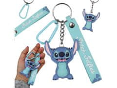 Disney Disney Stitch OBESEK za ključe, obesek za torbico S FIGURICO, obesek za ključe S KARABINOM 