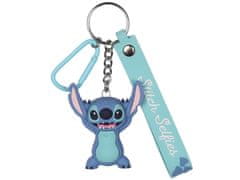 Disney Disney Stitch OBESEK za ključe, obesek za torbico S FIGURICO, obesek za ključe S KARABINOM 